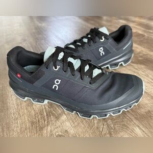 On Cloudventure Black Cobble Missiongrip Women's Sz 10 Trail Running Shoes